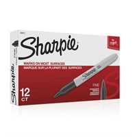 Sharpie Fine Point Permanent Marker Black Dozen