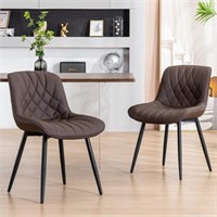 2PCS YOUNUOKE Dining Chairs Set Mid Century Modern