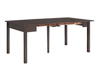 Meco Traditional Expanding 4272 Table, Espresso