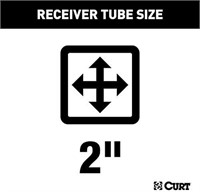 CURT Manufacturing 13068 Class 3 Trailer Hitch, 2-