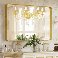 Wall-mounted Mirror Gold