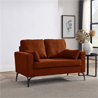 Loveseat Living Room Sofa,with Square Arms and