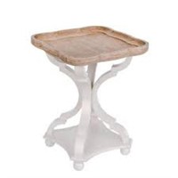 Lilly Tray Top Cross Legs End Table