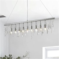 Earnie 9 - Light Chrome Kitchen Island Pendant