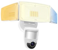 JJC Security Floodlight Camera Outdoor, 1080P Smar