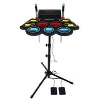 (9 Pads) Electronic Drum Set with Light Up Drumsti