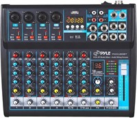 Pyle Professional Audio Mixer Sound Board Console