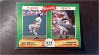 1992 Roger Clemens & Tom Glavine Combo Baseball