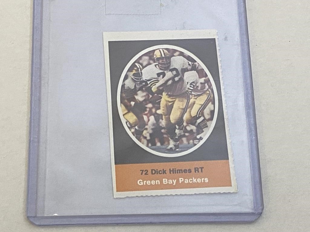 1972 Dick Himes Sunoco Football Stamp