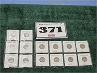 14 Buffalo Nickels