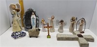 11pc COLLECTABLE FIGURINE LOT SOME WILLOW TREE