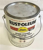 * Rust-Oleum Silver Gray Enamel Paint Gallon NEW