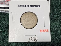 1870 Shield Nickel