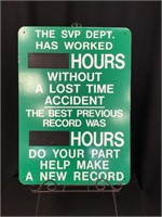 Metal Safety Sign 20" x 28"