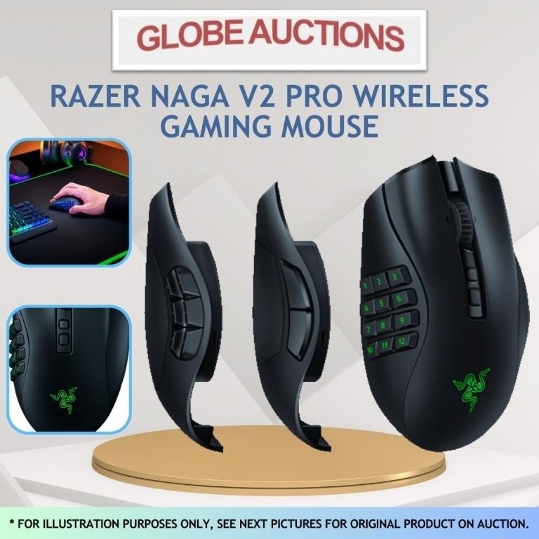 RAZER NAGA V2 PRO WIRELESS GAMING MOUSE(MSP:$249)