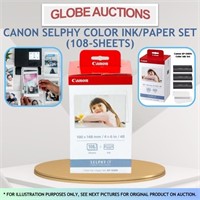 CANON SELPHY COLOR INK/PAPER SET (108-SHEETS)