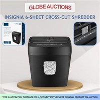 INSIGNIA 6-SHEET CROSS-CUT SHREDDER