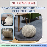 COMFORTABLE GENERIC ROUND POUF OTTOMAN