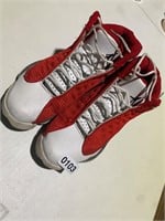 Jordan  size 9.5 red and grey