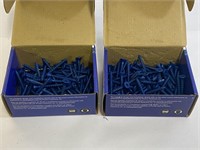 Power Fasteners Blue Screws Box LOT NEW