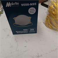 Case of 240 9500 N95 Disposable Safety Mask