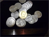 20pc US Kennedy Half Dollar Circulated Coins