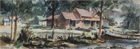 Samuel Leitman Watercolor Bearsville