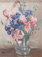 Marguerite Stuber Pearson Oil on Board Still Life