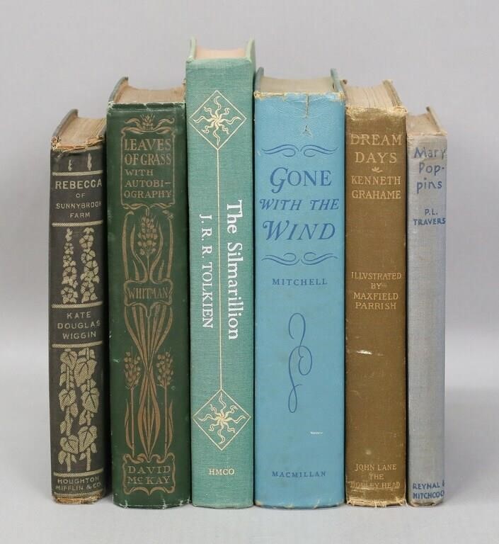 6 Books Mary Poppins, Tolkien, Some 1st Editions