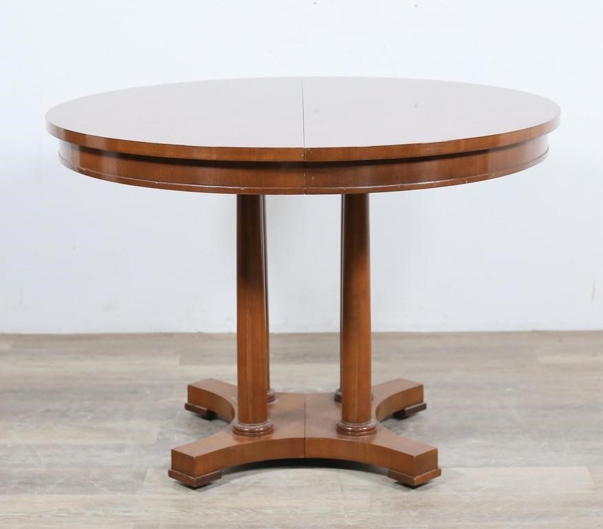 Baker Dining Table With Two Leaves