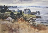 Paul Strisik Watercolor Beals Island Maine