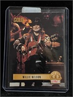 Authentic Willie Nelson Signed Country Gold Card