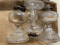 3 Assorted Oil Lamps