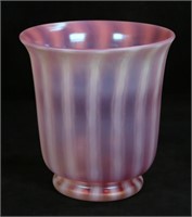 Steuben Oriental Poppy Art Glass Vase