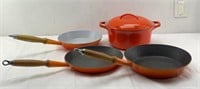 Cast iron set cookware