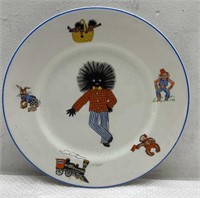 Staffordshire golliwog plate