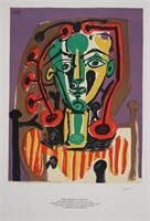 After Picasso Lithograph Mourlot Le Corsage Raye