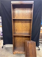 Tall Brown bookshelf