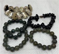 Vintage stone bracelets