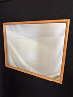 Wood-framed Mirror