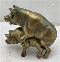 4x4in - Brass animal sculpture