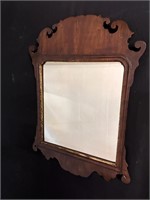 Wood framed mirror