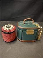 Travel Jewelry case and Beaded container