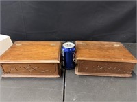 Two Wooden Boxes