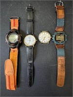 4 Men's Watches: Timex, Movado & Sport