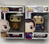 Pop Funko DC Superman and Blade Runner Sapper