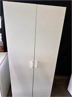 White Freestanding Wardrobe Cabinet