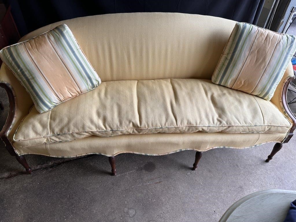 Vintage 19th Century French Provincial Settee