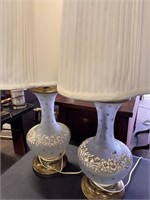 Pair of Hand Painted Lamps