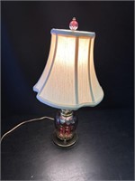 Ruby Red Glass Lamp